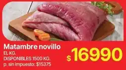 Supermercados Vea Matambre novillo oferta