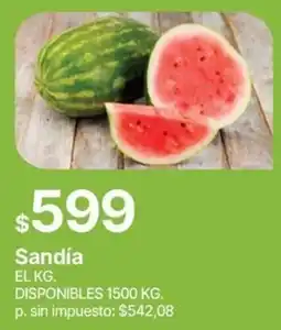 Supermercados Vea Sandía oferta