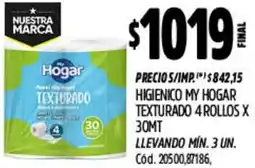 Supermercados Yaguar My hogar higienico texturado oferta