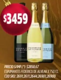 Supermercados Yaguar Federico de alvear espumantes oferta