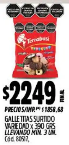 Supermercados Yaguar Terrabusi galletitas surtido variedad oferta