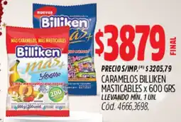 Supermercados Yaguar Billiken caramelos masticables oferta