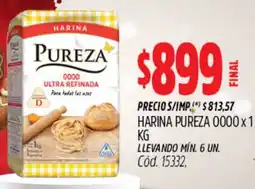 Supermercados Yaguar Harina pureza 0000 oferta