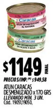 Supermercados Yaguar Caracas atun desmentado al natural oferta