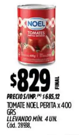 Supermercados Yaguar Noel tomate perita oferta