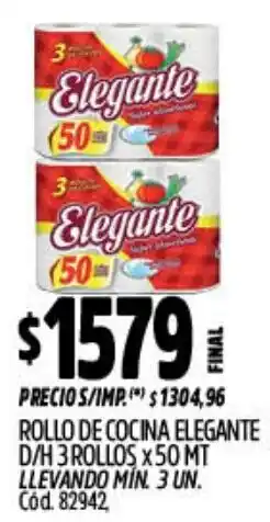 Supermercados Yaguar Elegante rollo de cocina d/h oferta