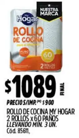 Supermercados Yaguar My hogar rollo de cocina oferta