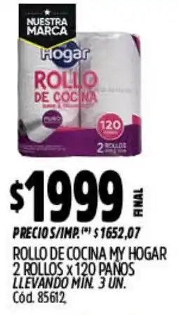 Supermercados Yaguar My hogar rollo de cocina oferta