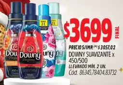 Supermercados Yaguar Downy Perfume suavizante oferta