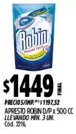 Supermercados Yaguar Robin apresto d/p oferta