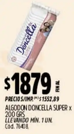 Supermercados Yaguar Doncella algodon super oferta