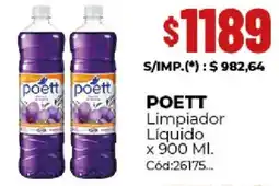 Diarco Poett limpiador líquido oferta