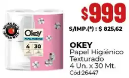 Diarco Okey papel higiénico texturado oferta