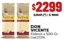 Diarco Don vicente fideos oferta