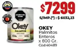 Diarco Okey palmitos enteros oferta