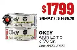 Diarco Okey atún lomo oferta