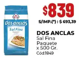 Diarco Dos anclas sal fina paquete oferta