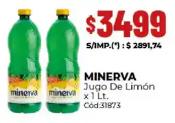 Diarco Minerva jugo de limón oferta