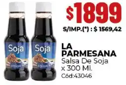 Diarco La parmesana salsa de soja oferta