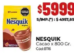 Diarco Nesquik cacao oferta
