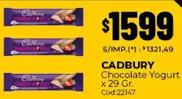 Diarco Cadbury chocolate yogurt oferta