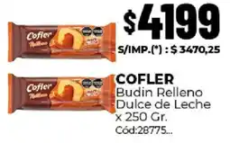 Diarco Cofler budin relleno dulce de leche oferta