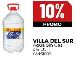Diarco Villa del sur agua sin gas oferta