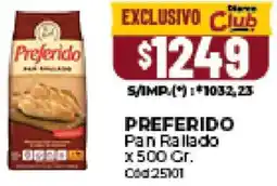 Diarco Preferido pan rallado oferta