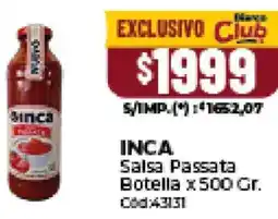 Diarco Inca salsa passata botella oferta