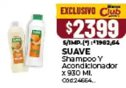 Diarco Suave shampoo y acondicionador oferta