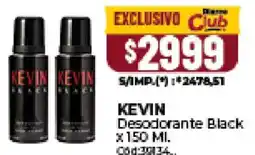 Diarco Kevin desodorante black oferta
