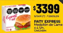 Diarco Paty express medallón de carne oferta