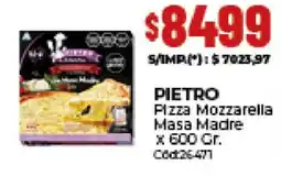Diarco Pietro pizza mozzarella masa madre oferta