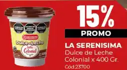 Diarco La serenisima dulce de leche colonial oferta