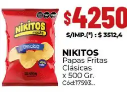 Diarco Nikitos papas fritas clásicas oferta