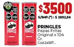 Diarco Pringles pringles papas fritas original oferta