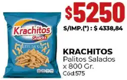 Diarco Krachitos palitos salados oferta