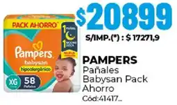 Diarco Pampers pañales babysan pack ahorro oferta