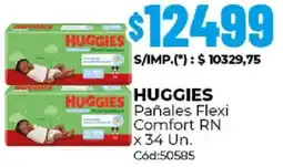Diarco Huggies pañales flexi comfort RN oferta