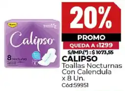 Diarco Calipso toallas nocturnas con calendula oferta