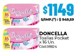 Diarco Doncella toallas pocket oferta