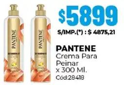 Diarco Pantene crema para peinar oferta