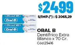Diarco Oral b dentifrico extra blanco oferta