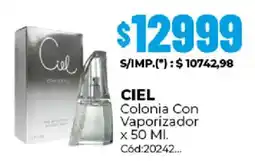Diarco Ciel colonia con vaporizador oferta