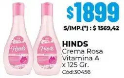 Diarco Hinds crema rosa vitamina A oferta