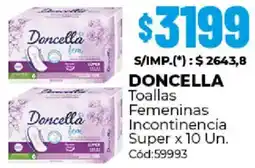 Diarco Doncella toallas femeninas incontinencia super oferta