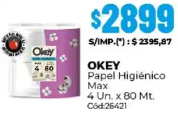 Diarco OKEY Papel Higiénico Max oferta