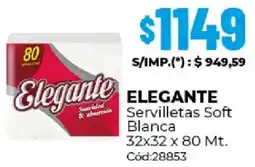 Diarco Elegante servilletas soft blanca oferta