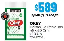 Diarco Okey bolsas de residuos oferta