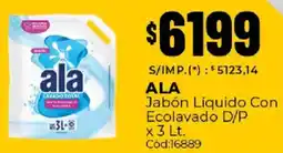 Diarco Ala jabón líquido con ecolavado d/p oferta